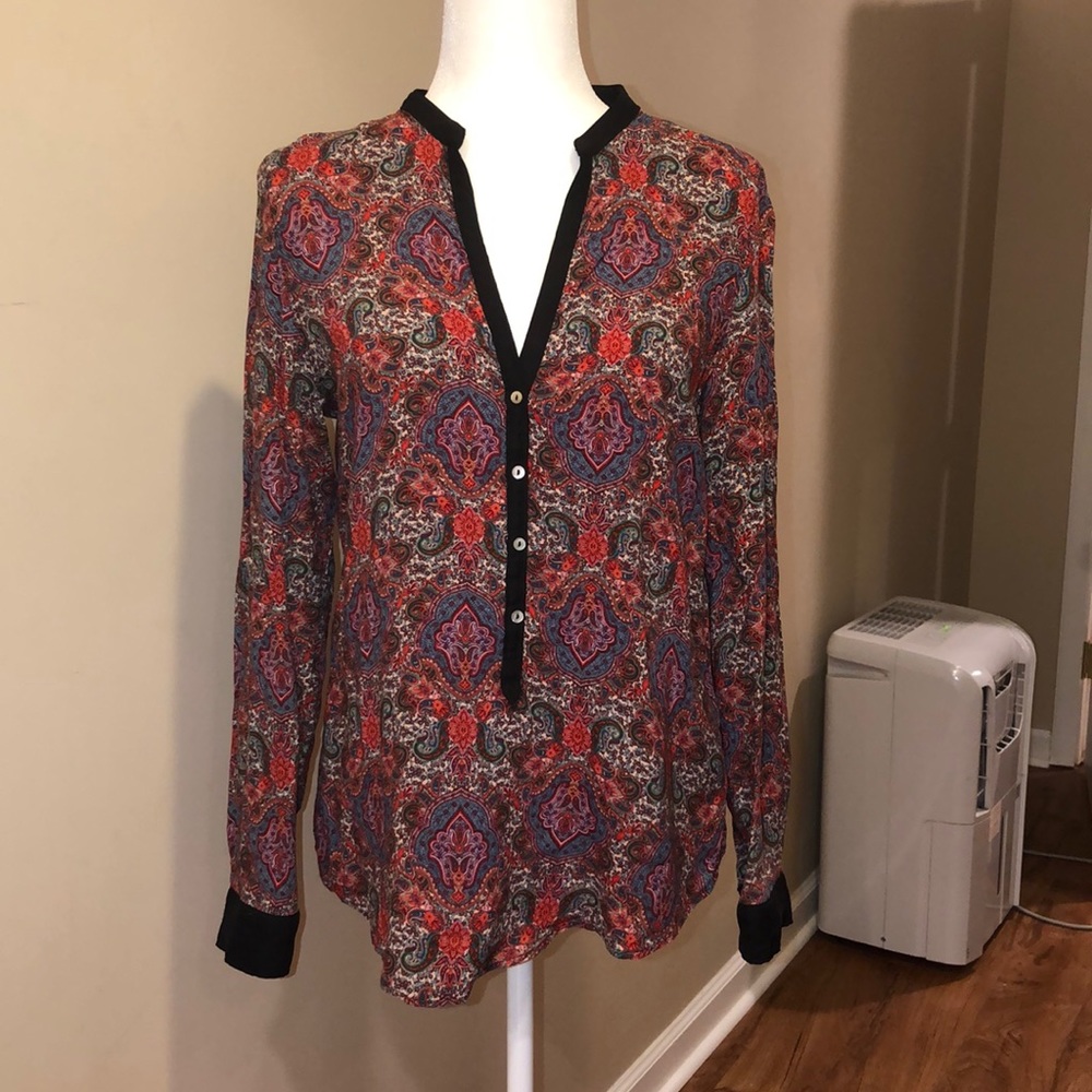 Zara Woman Long Sleeve Blouse